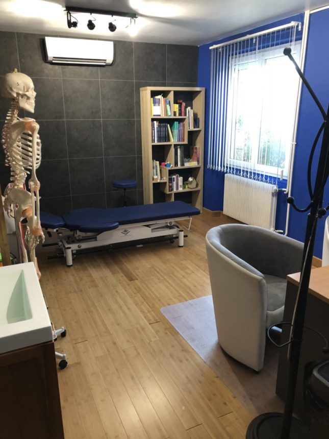 Ostéopathe le puy en velay Fabien Crozatier, salle de soin