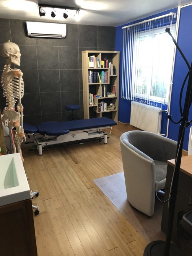 Ostéopathe le puy en velay Fabien Crozatier, salle de soin
